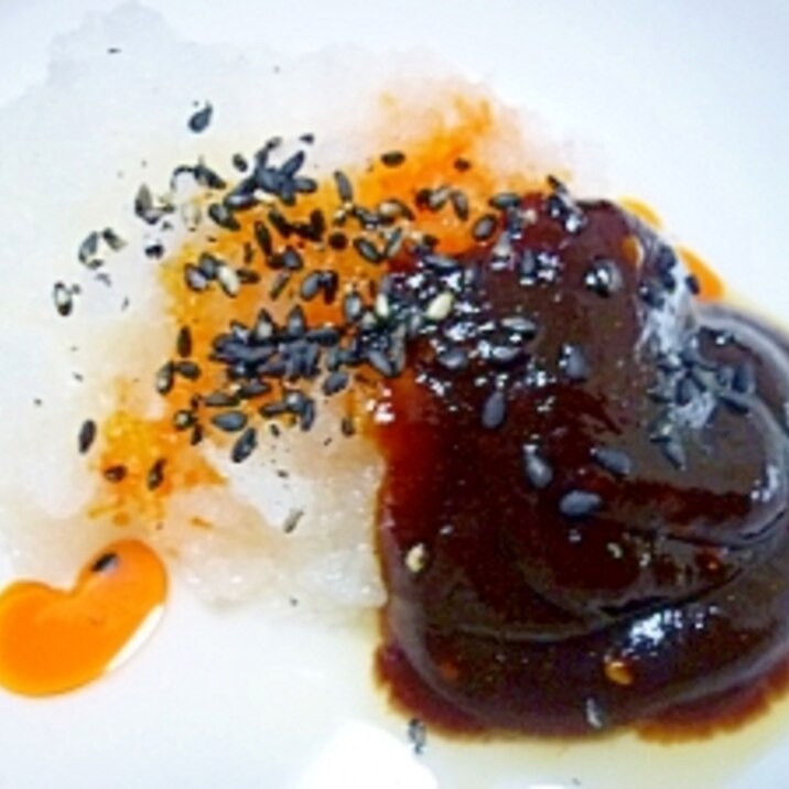 ピリ辛❤甘味噌と大根おろしの餃子のタレ